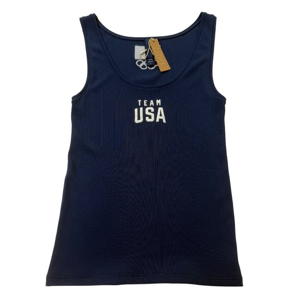 SKIMS Soft Lounge Tank Top + Pants Set Team USA Navy Large - Picture 4 of 16